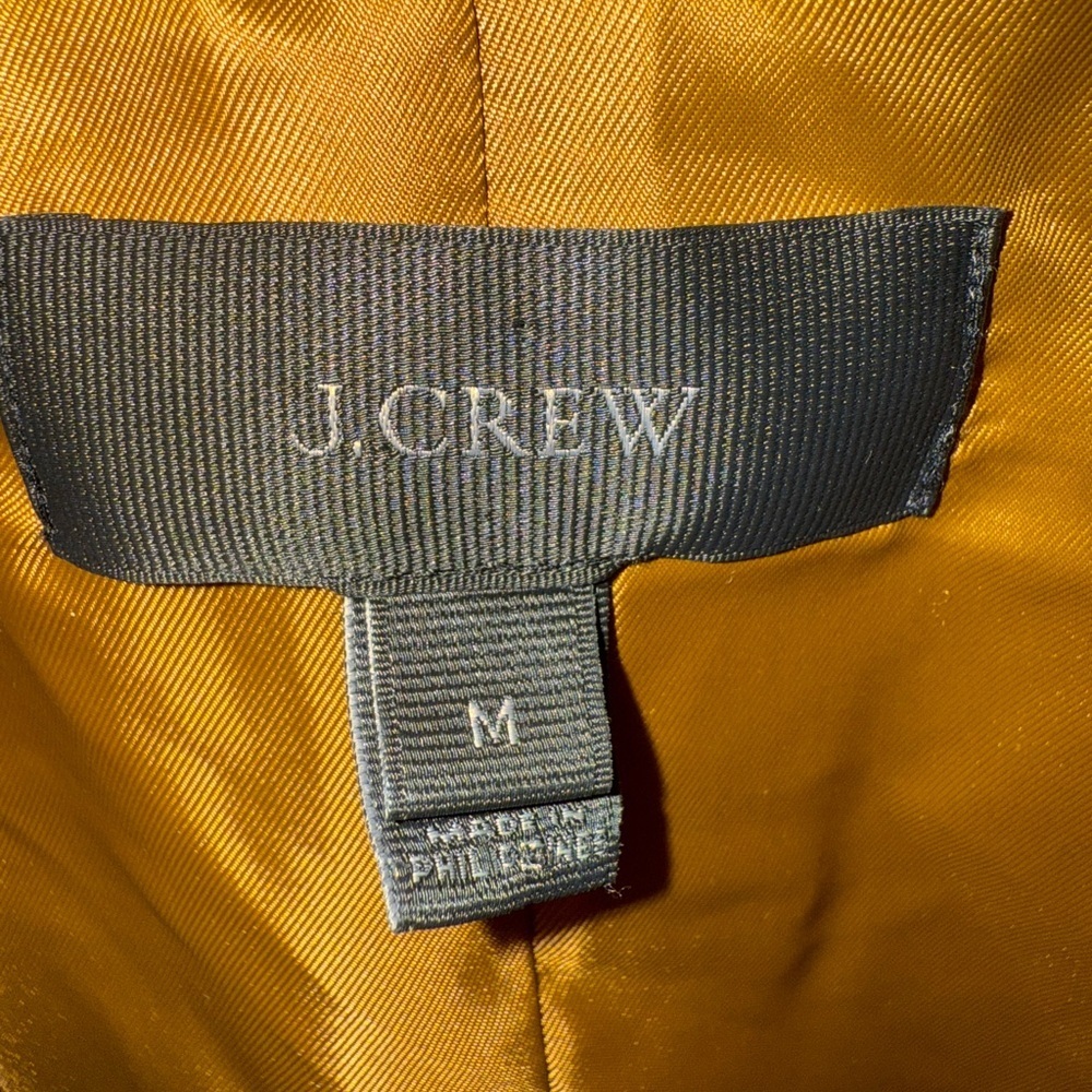J Crew Faux Fur Zip Vest Medium Teddy Fleece Old Money Layering - Picture 4 of 6